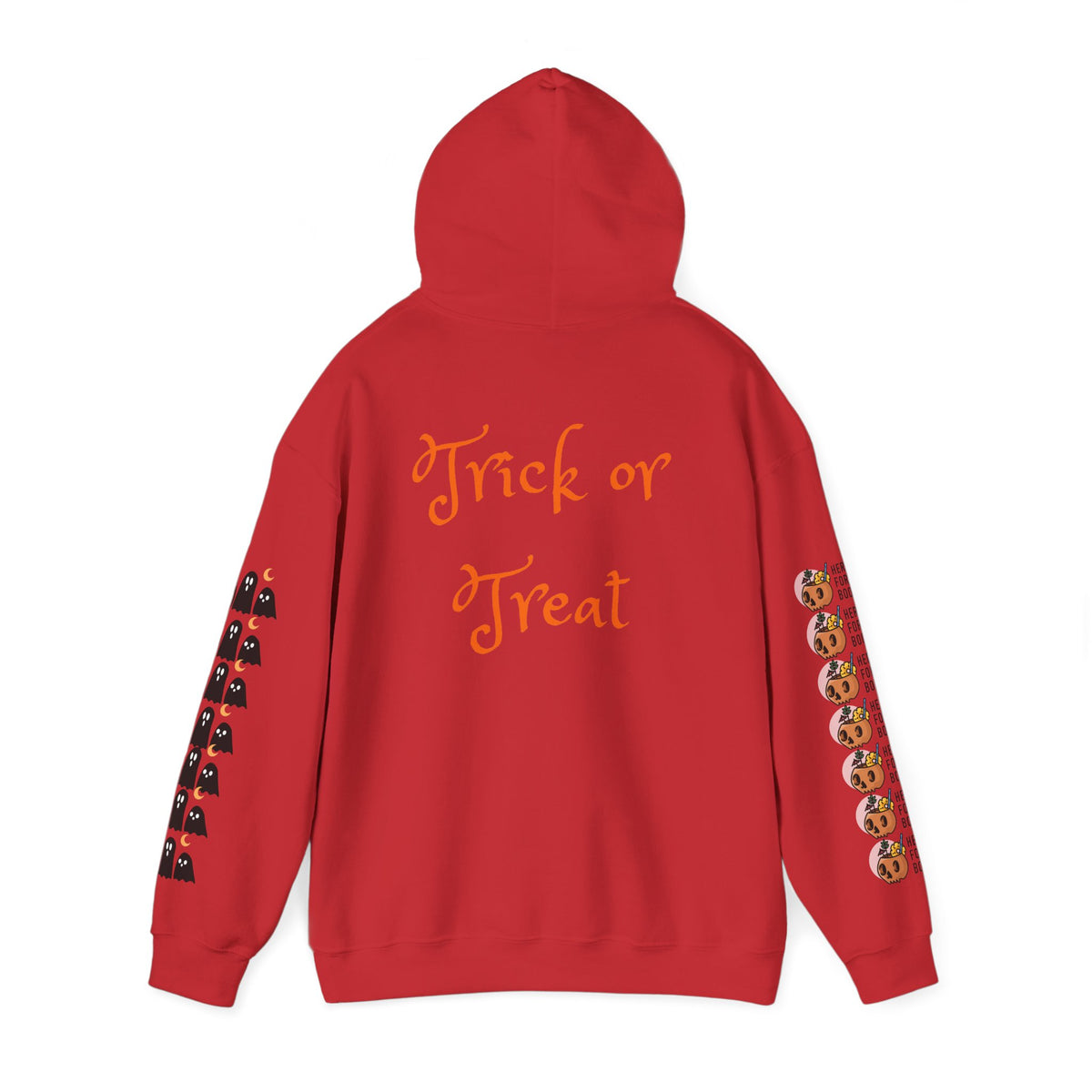 Halloween Hoodie – “All Hallows’ (hey Boo Eve)” Trick or Treat Pullover