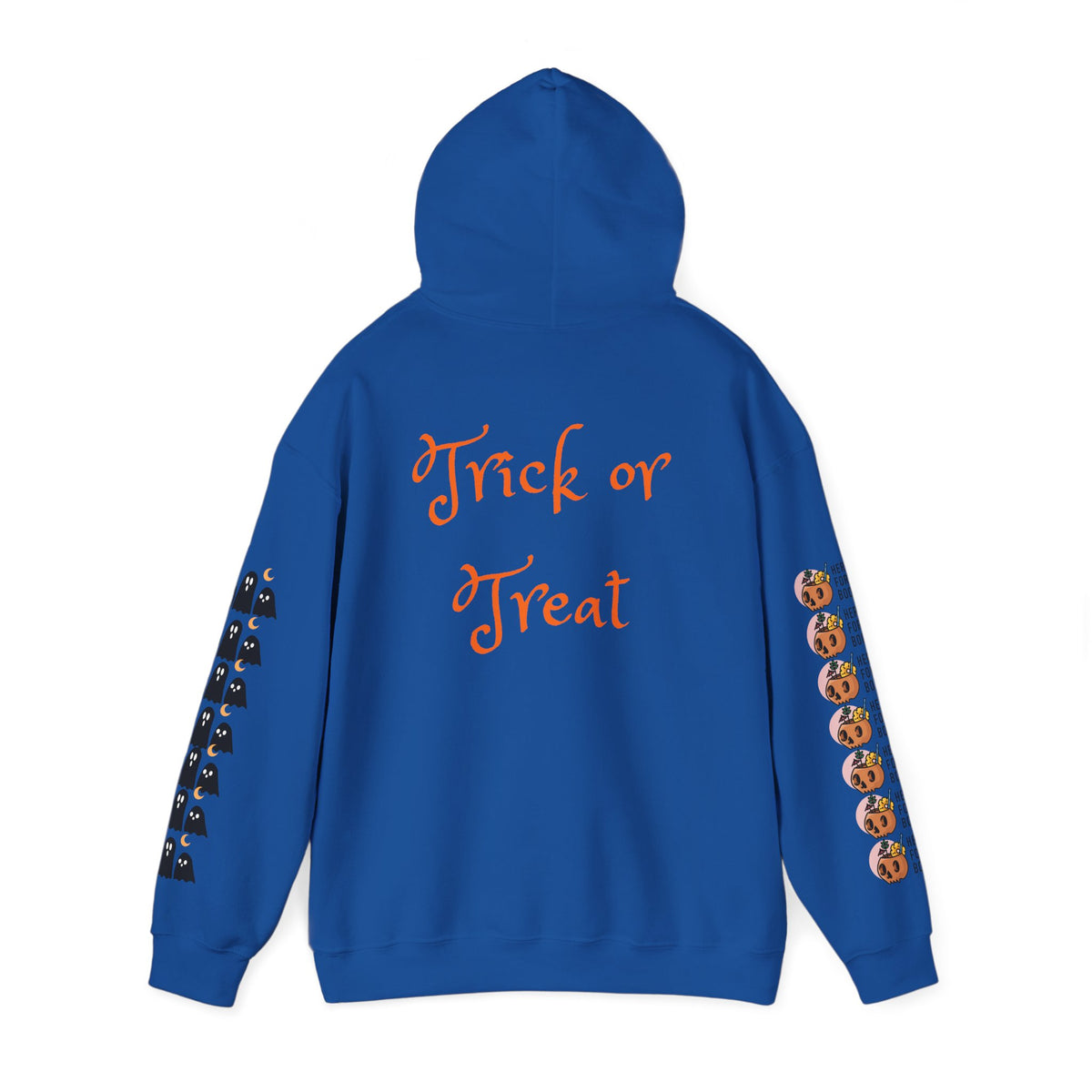 Halloween Hoodie – “All Hallows’ (hey Boo Eve)” Trick or Treat Pullover