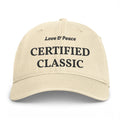 Certified Classic Washed Cap — "Love & Peace" Coastal Dad Hat