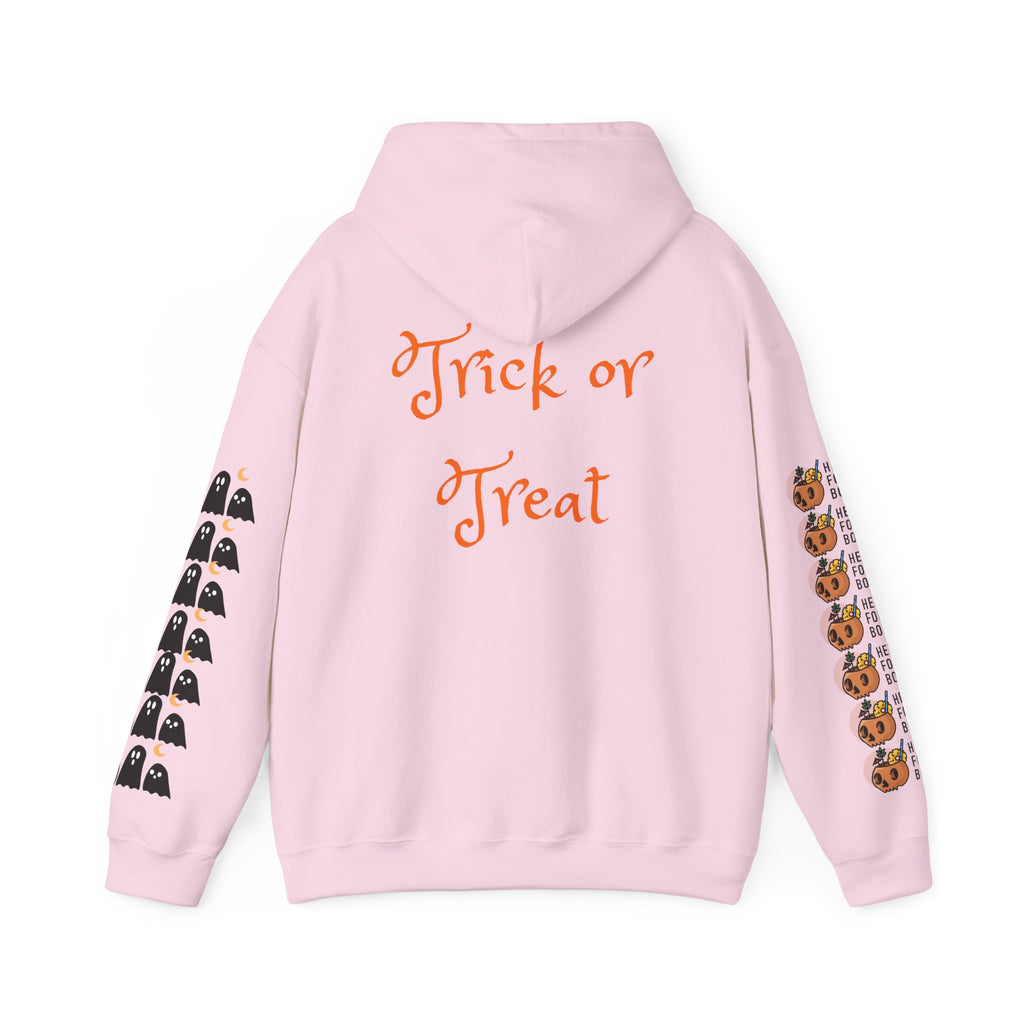 Halloween Hoodie – “All Hallows’ (hey Boo Eve)” Trick or Treat Pullover