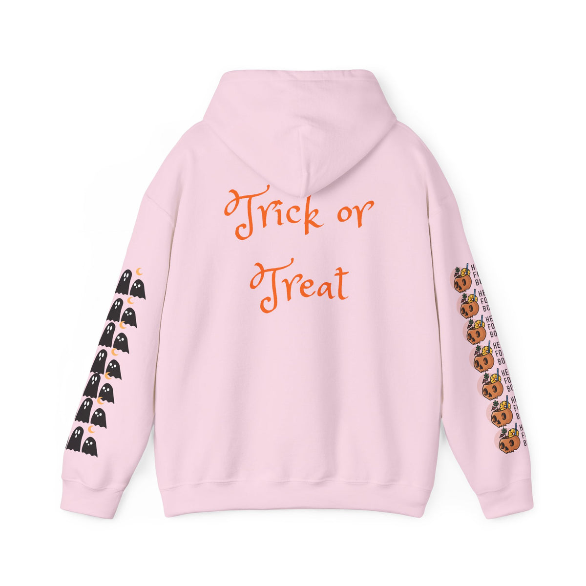 Halloween Hoodie – “All Hallows’ (hey Boo Eve)” Trick or Treat Pullover