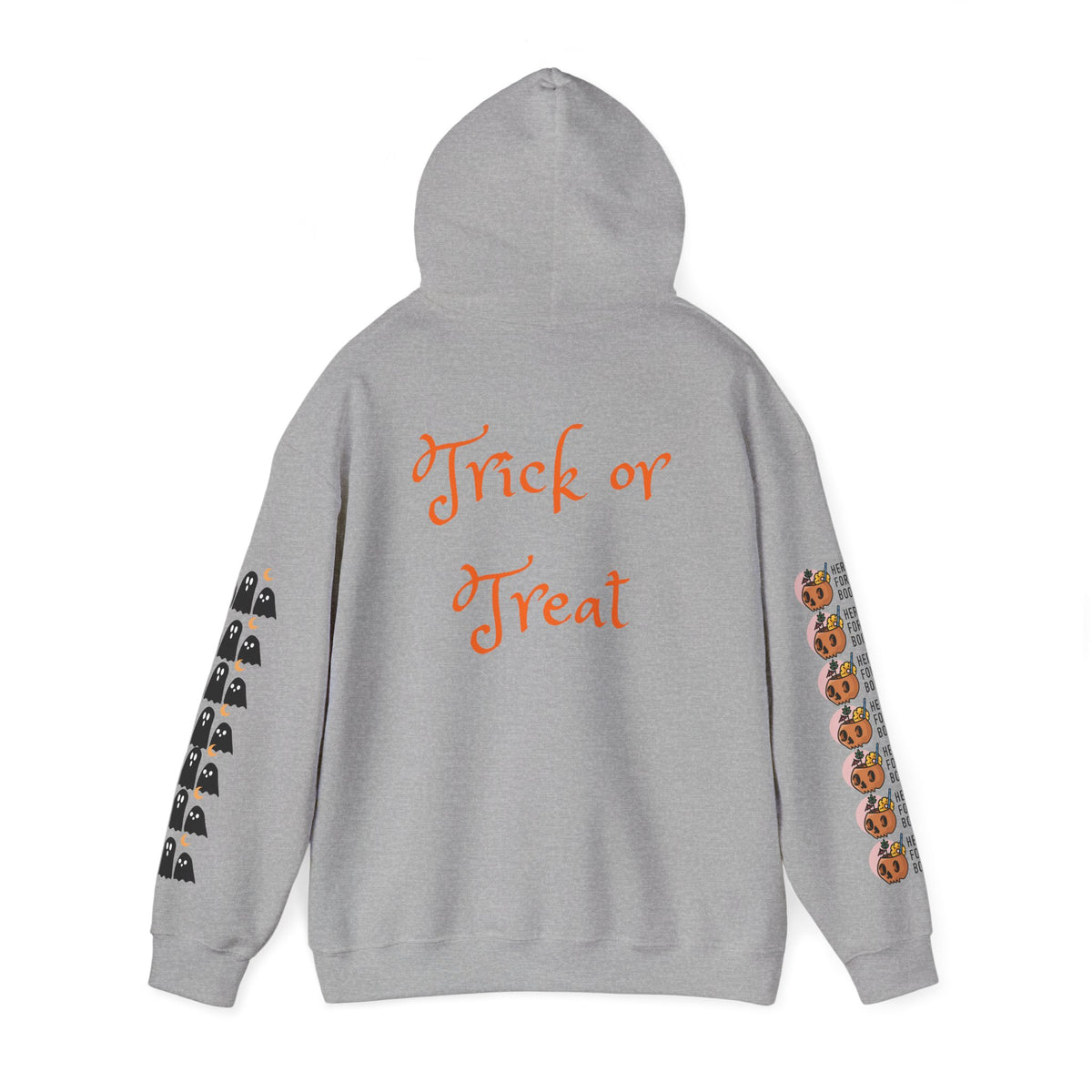 Halloween Hoodie – “All Hallows’ (hey Boo Eve)” Trick or Treat Pullover