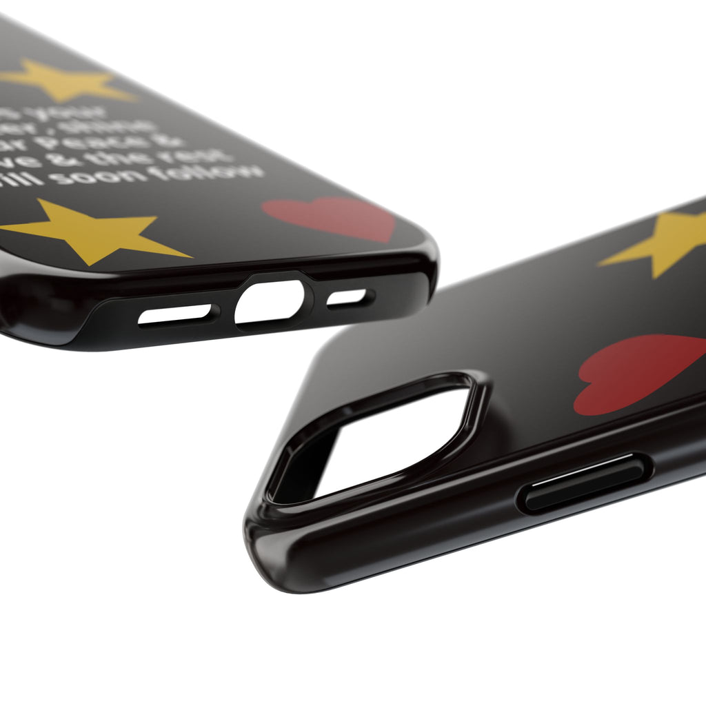 Inspirational Quote Phone Case — “Life is your Oyster, shine your Peace & Love”