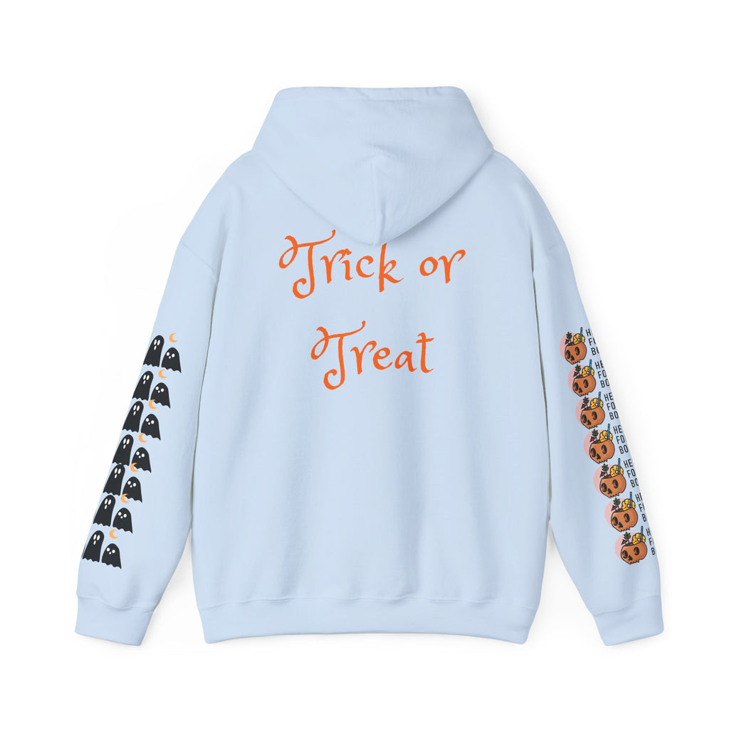 Halloween Hoodie – “All Hallows’ (hey Boo Eve)” Trick or Treat Pullover