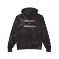 Tie-Dye Hoodie — "When I'm a Millionaire" Embroidered Streetwear