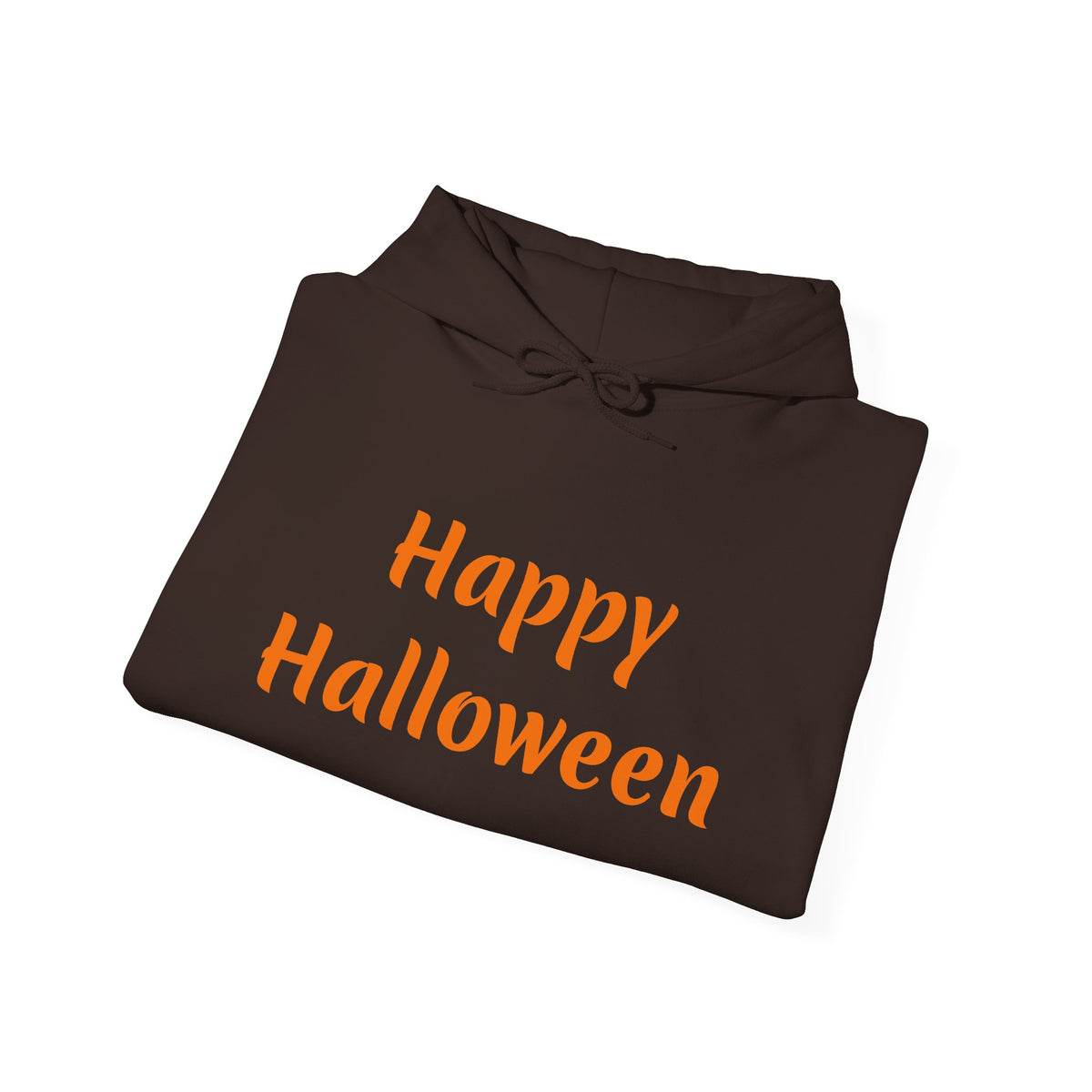 Halloween Hoodie — "Happy Halloween" & "Trick or Treat Give Me Something Good to Eat" Pumpkin & Ghost Sleeve Sweatshirt