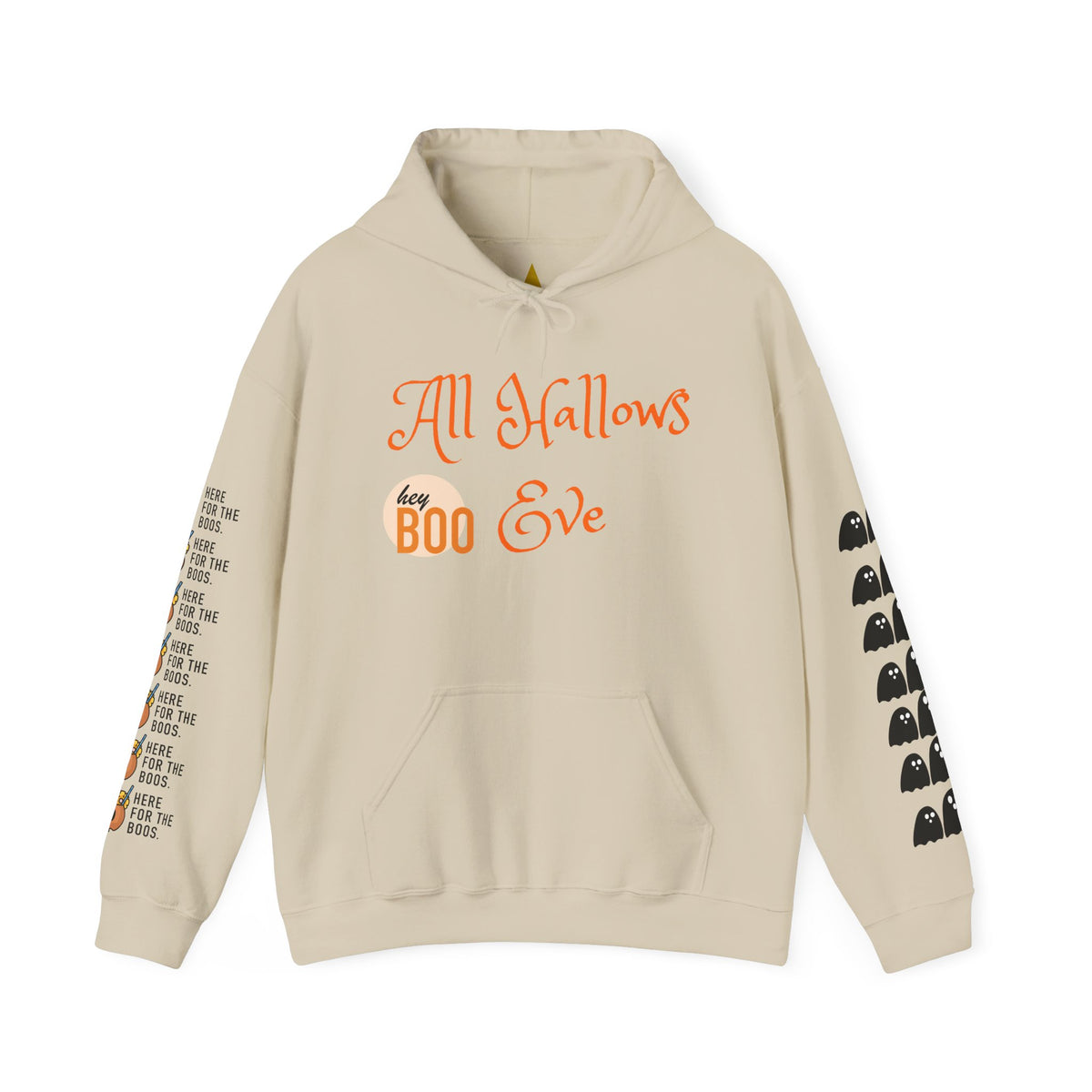 Halloween Hoodie – “All Hallows’ (hey Boo Eve)” Trick or Treat Pullover