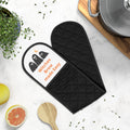 Halloween Oven Mitts - 'Witches made easy' Double Oven Glove, Pumpkin & Ghost Kitchen Protector