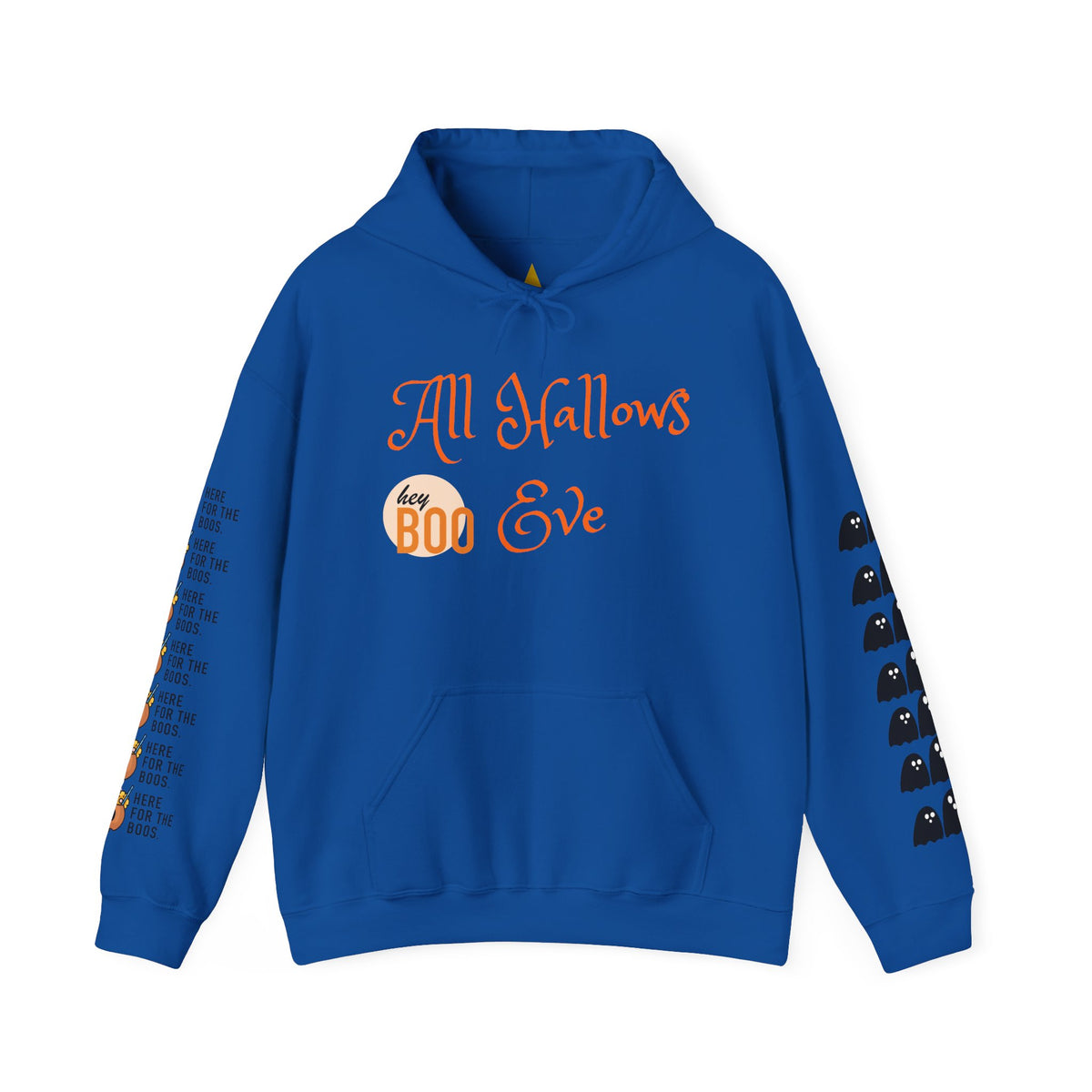 Halloween Hoodie – “All Hallows’ (hey Boo Eve)” Trick or Treat Pullover