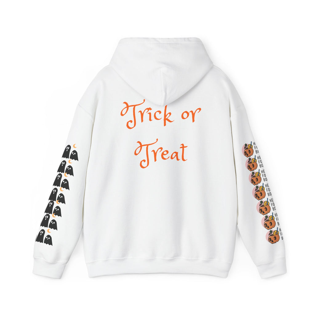 Halloween Hoodie – “All Hallows’ (hey Boo Eve)” Trick or Treat Pullover