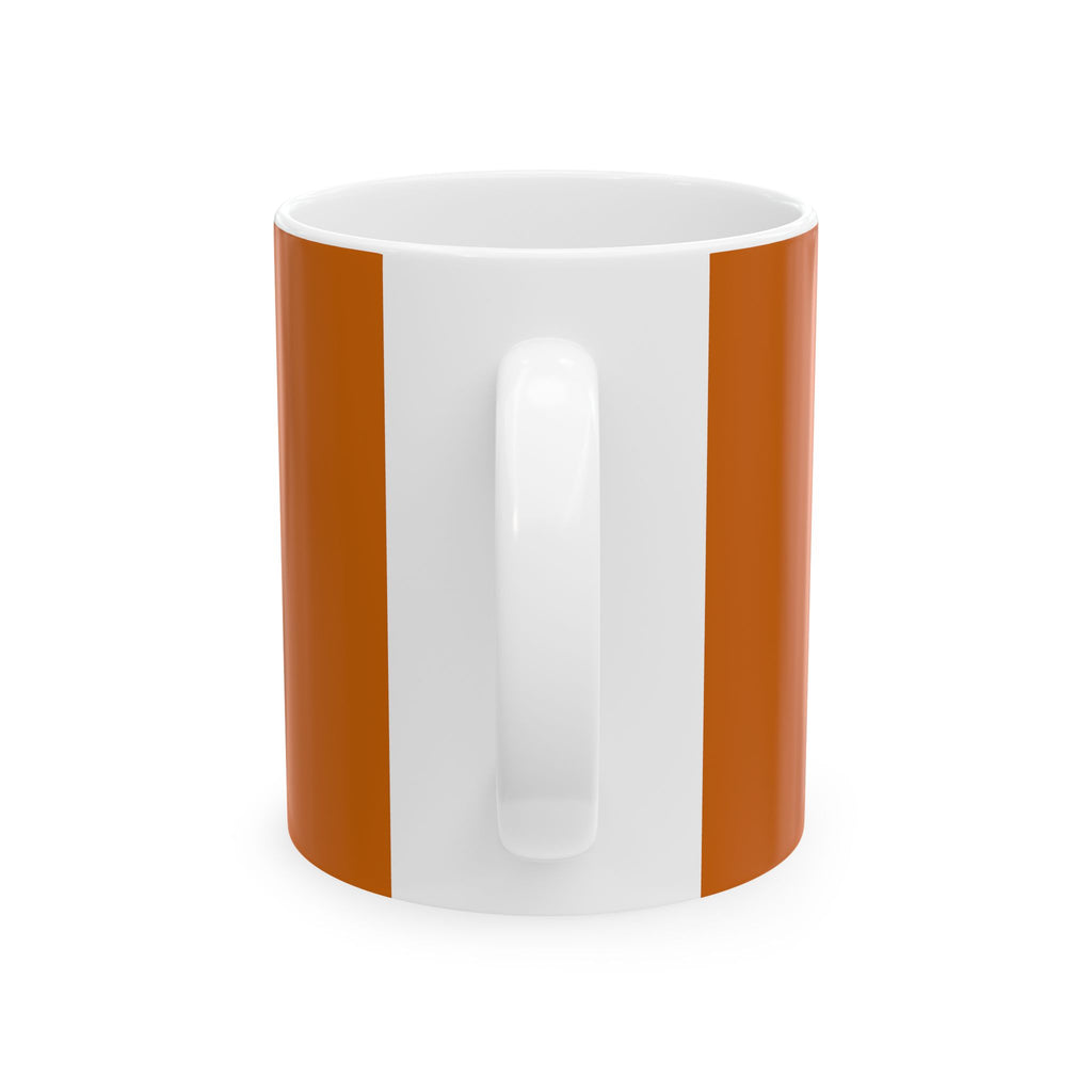 Halloween Ghosts Ceramic Mug — Orange 'Halloqueen' 11oz & 15oz