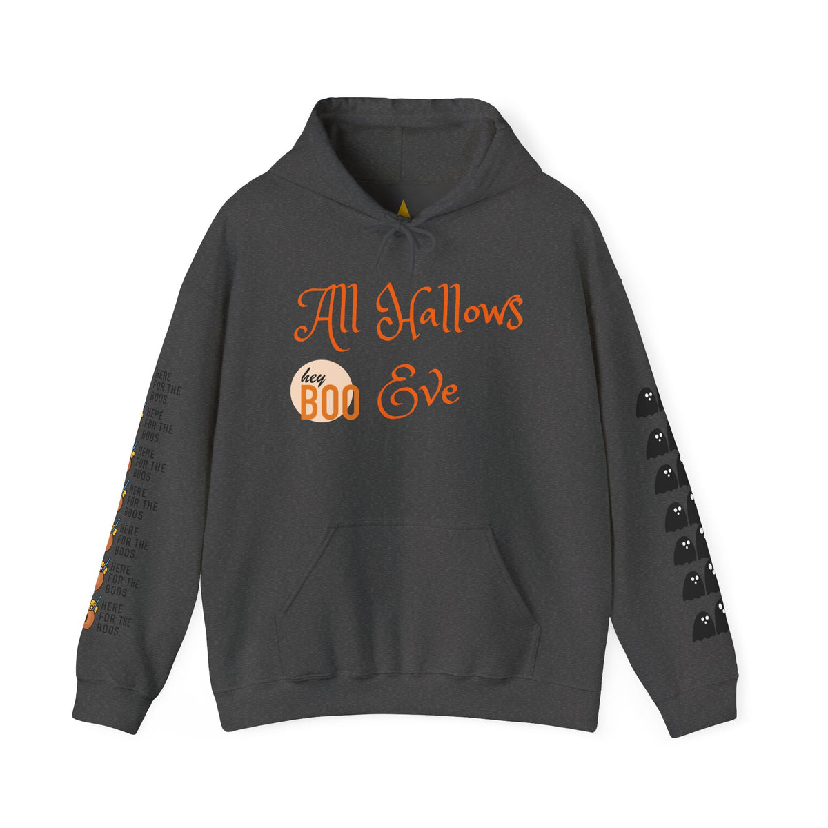 Halloween Hoodie – “All Hallows’ (hey Boo Eve)” Trick or Treat Pullover
