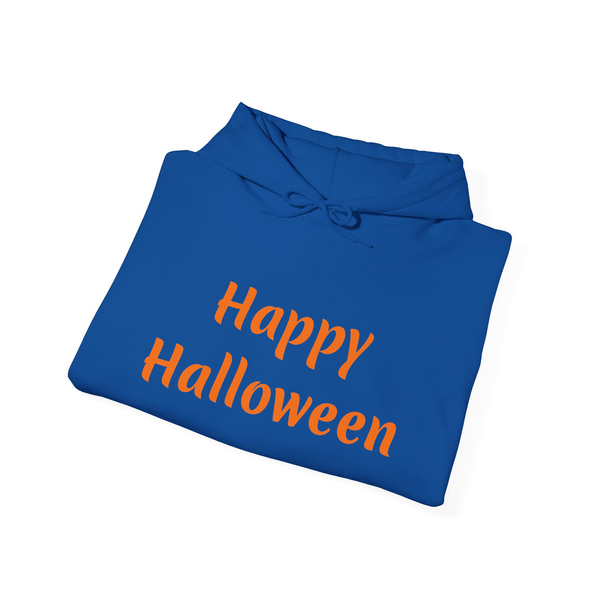 Halloween Hoodie — "Happy Halloween" & "Trick or Treat Give Me Something Good to Eat" Pumpkin & Ghost Sleeve Sweatshirt