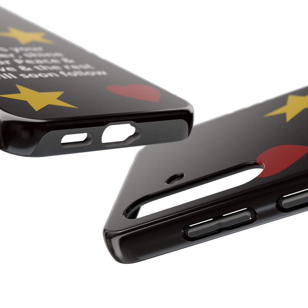Inspirational Quote Phone Case — “Life is your Oyster, shine your Peace & Love”