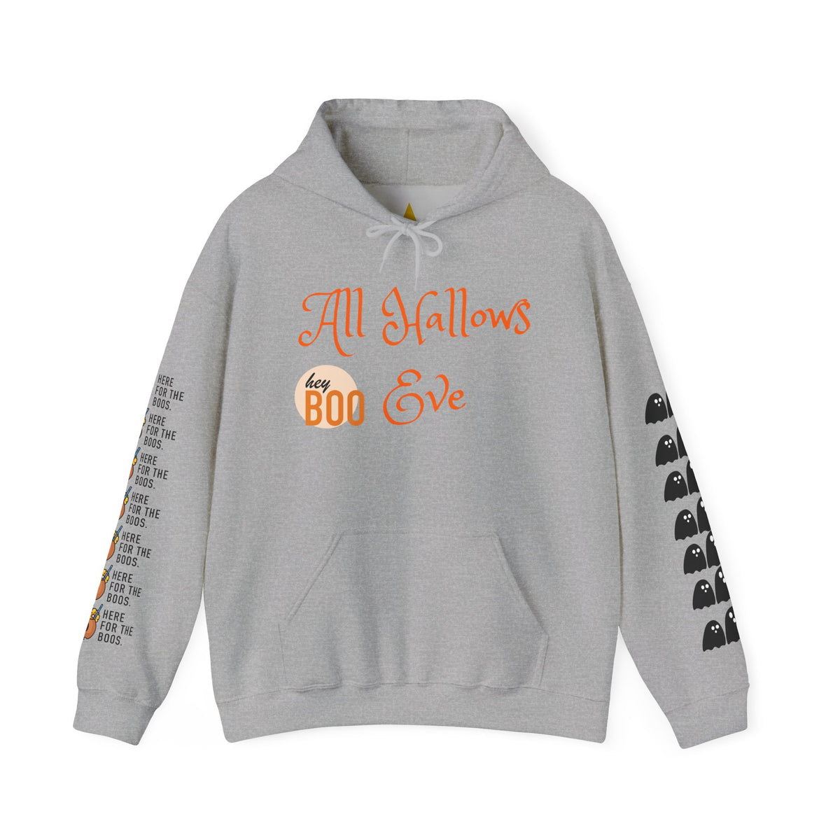 Halloween Hoodie – “All Hallows’ (hey Boo Eve)” Trick or Treat Pullover