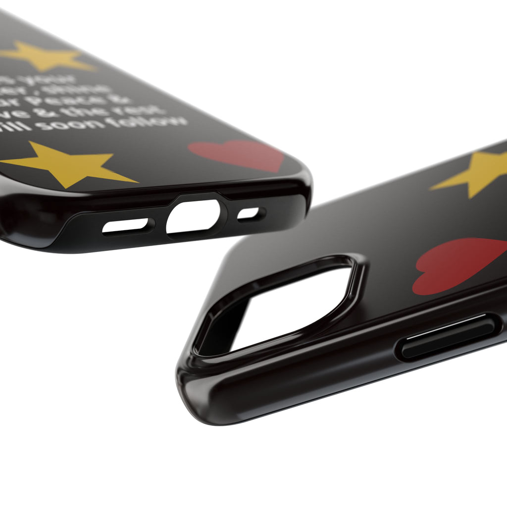 Inspirational Quote Phone Case — “Life is your Oyster, shine your Peace & Love”