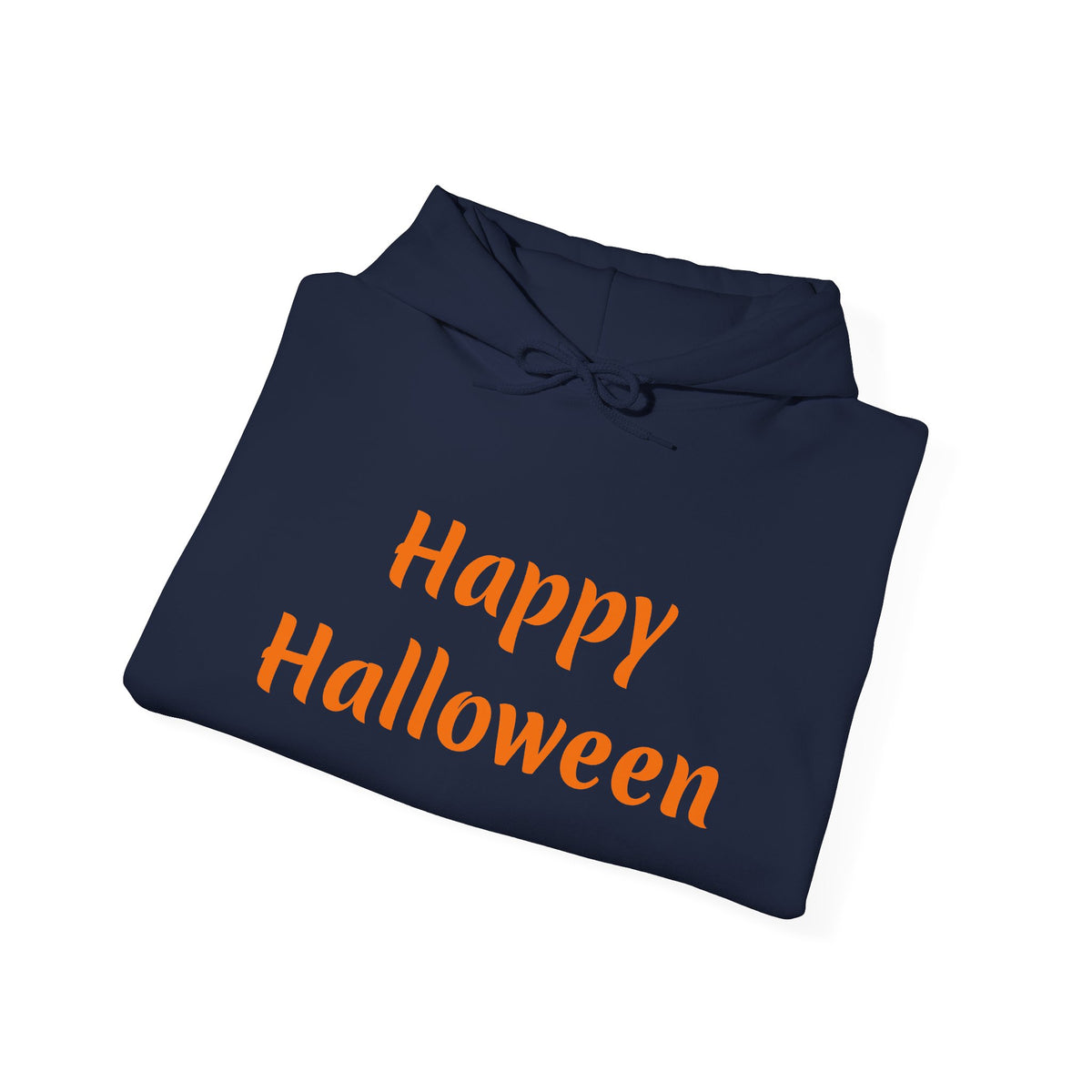 Halloween Hoodie — "Happy Halloween" & "Trick or Treat Give Me Something Good to Eat" Pumpkin & Ghost Sleeve Sweatshirt