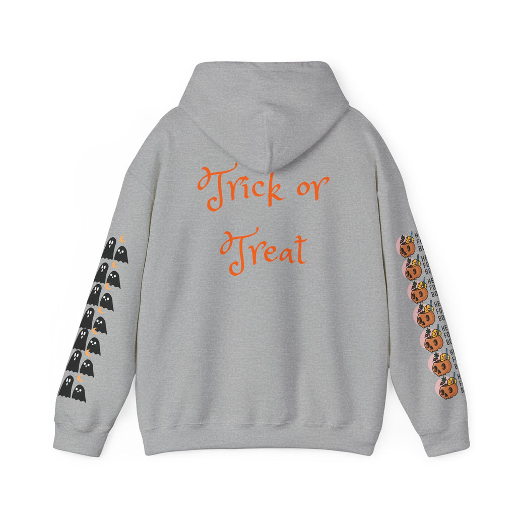Halloween Hoodie – “All Hallows’ (hey Boo Eve)” Trick or Treat Pullover