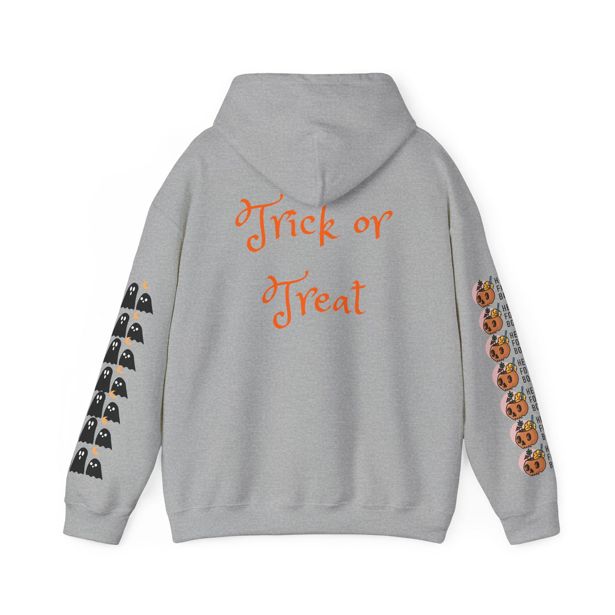 Halloween Hoodie – “All Hallows’ (hey Boo Eve)” Trick or Treat Pullover