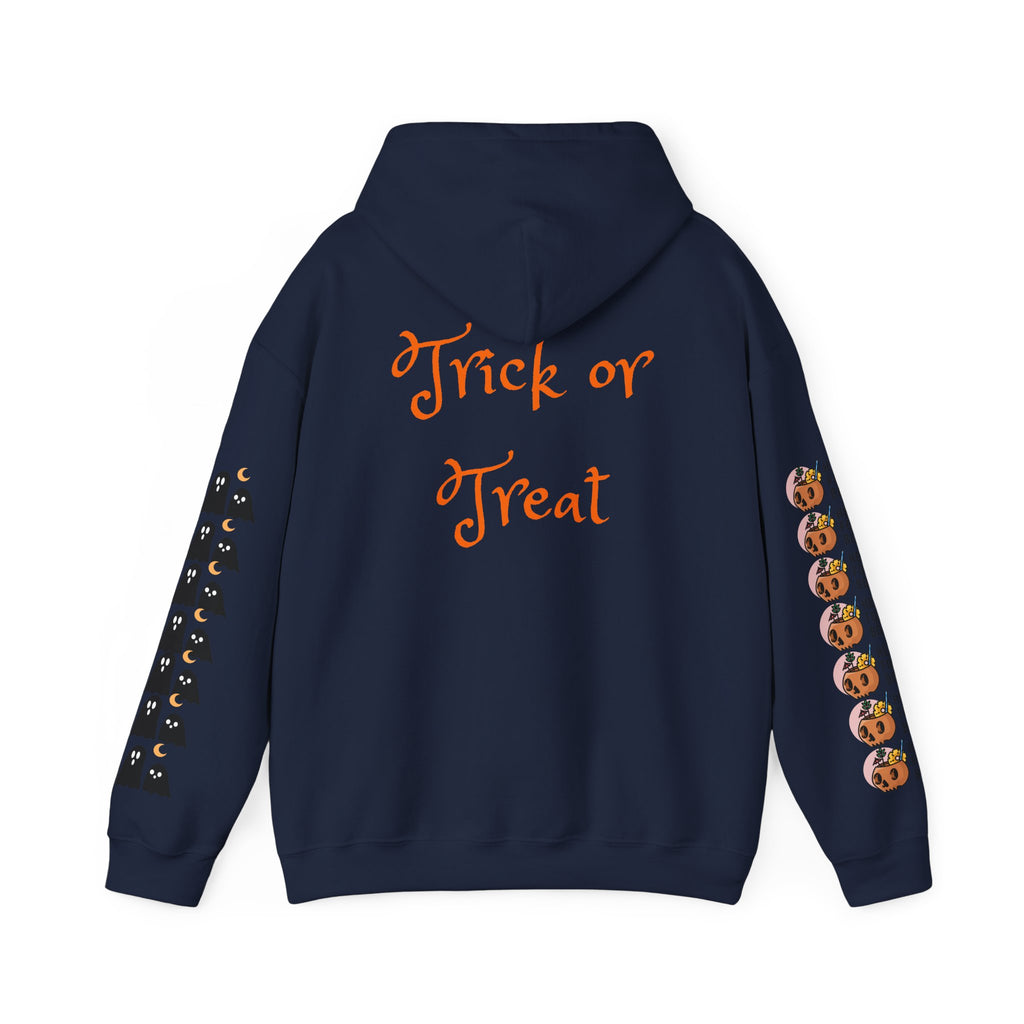 Halloween Hoodie – “All Hallows’ (hey Boo Eve)” Trick or Treat Pullover