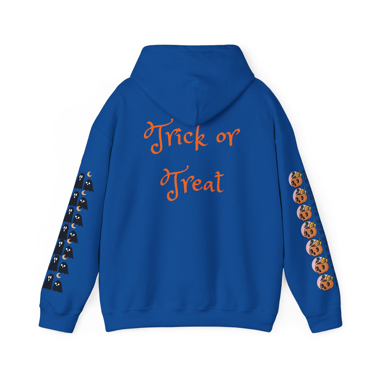 Halloween Hoodie – “All Hallows’ (hey Boo Eve)” Trick or Treat Pullover