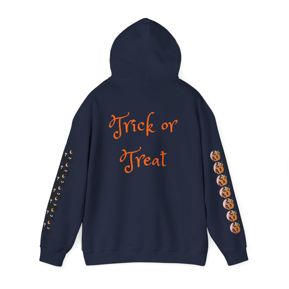 Halloween Hoodie – “All Hallows’ (hey Boo Eve)” Trick or Treat Pullover